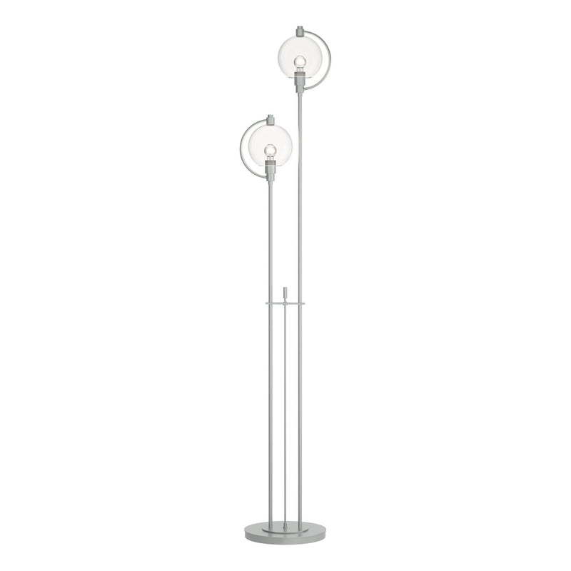 Hubbardton Forge 242210-SKT-82-ZM0436 Two Light Floor Lamp, Vintage Platinum