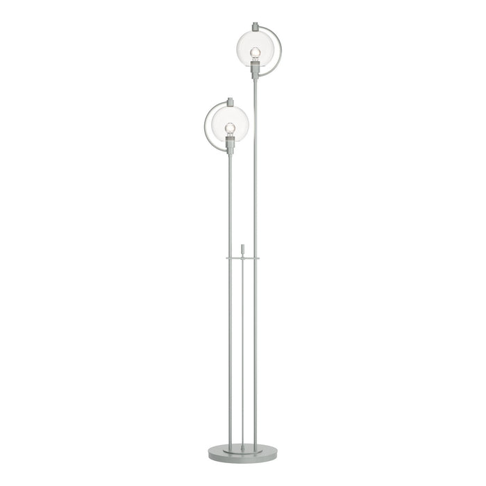 Hubbardton Forge 242210-SKT-82-ZM0436 Two Light Floor Lamp, Vintage Platinum