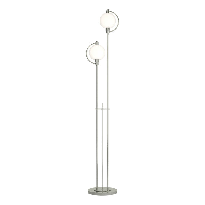 Hubbardton Forge 242210-SKT-85-GG0436 Two Light Floor Lamp, Sterling