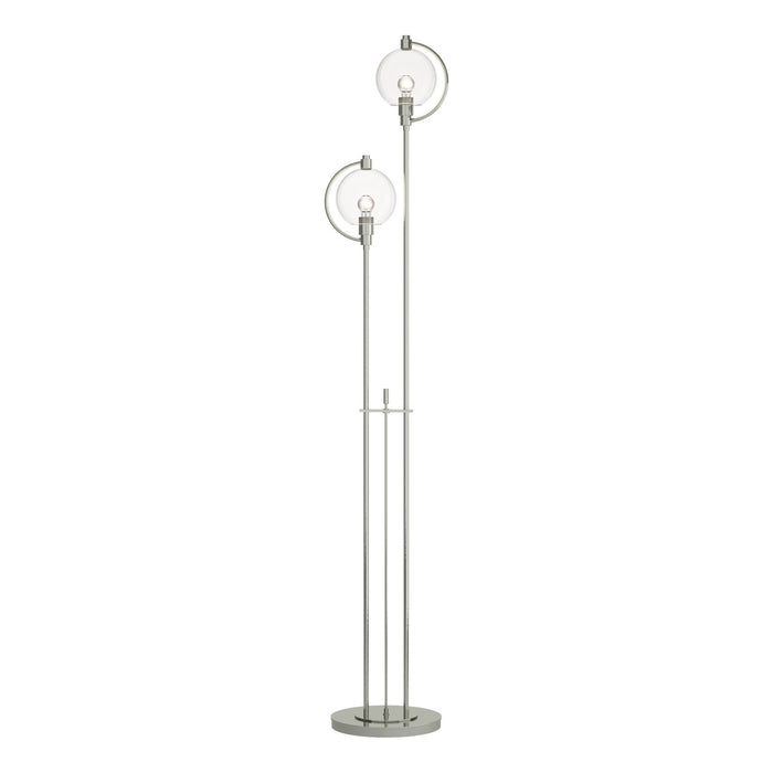 Hubbardton Forge 242210-SKT-85-ZM0436 Two Light Floor Lamp, Sterling