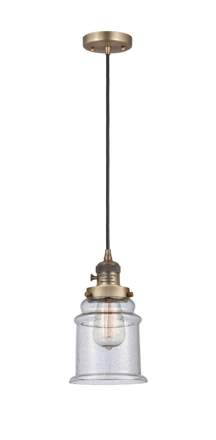 Innovations 201CSW-BB-G184-LED LED Mini Pendant, Brushed Brass