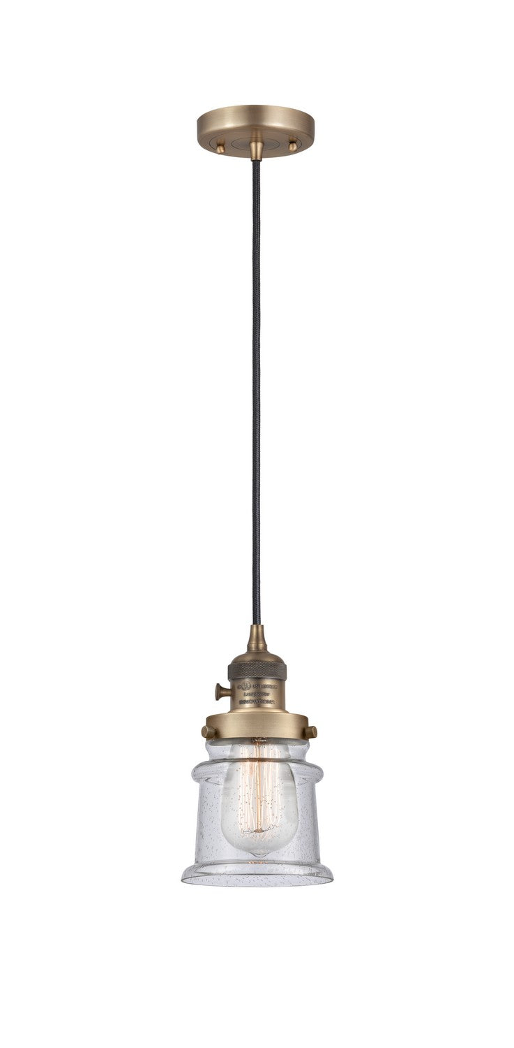 Innovations 201CSW-BB-G184S-LED LED Mini Pendant, Brushed Brass