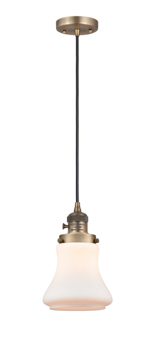 Innovations 201CSW-BB-G191 One Light Mini Pendant, Brushed Brass