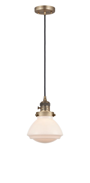 Innovations 201CSW-BB-G321-LED LED Mini Pendant, Brushed Brass