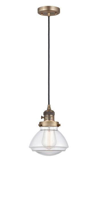 Innovations 201CSW-BB-G322-LED LED Mini Pendant, Brushed Brass