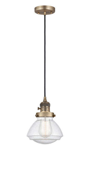 Innovations 201CSW-BB-G324-LED LED Mini Pendant, Brushed Brass