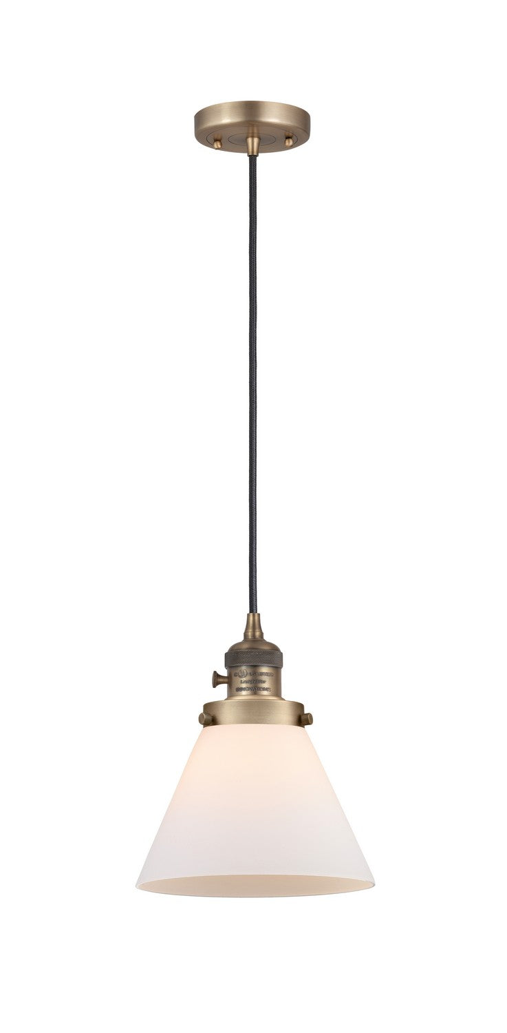 Innovations 201CSW-BB-G41 One Light Mini Pendant, Brushed Brass