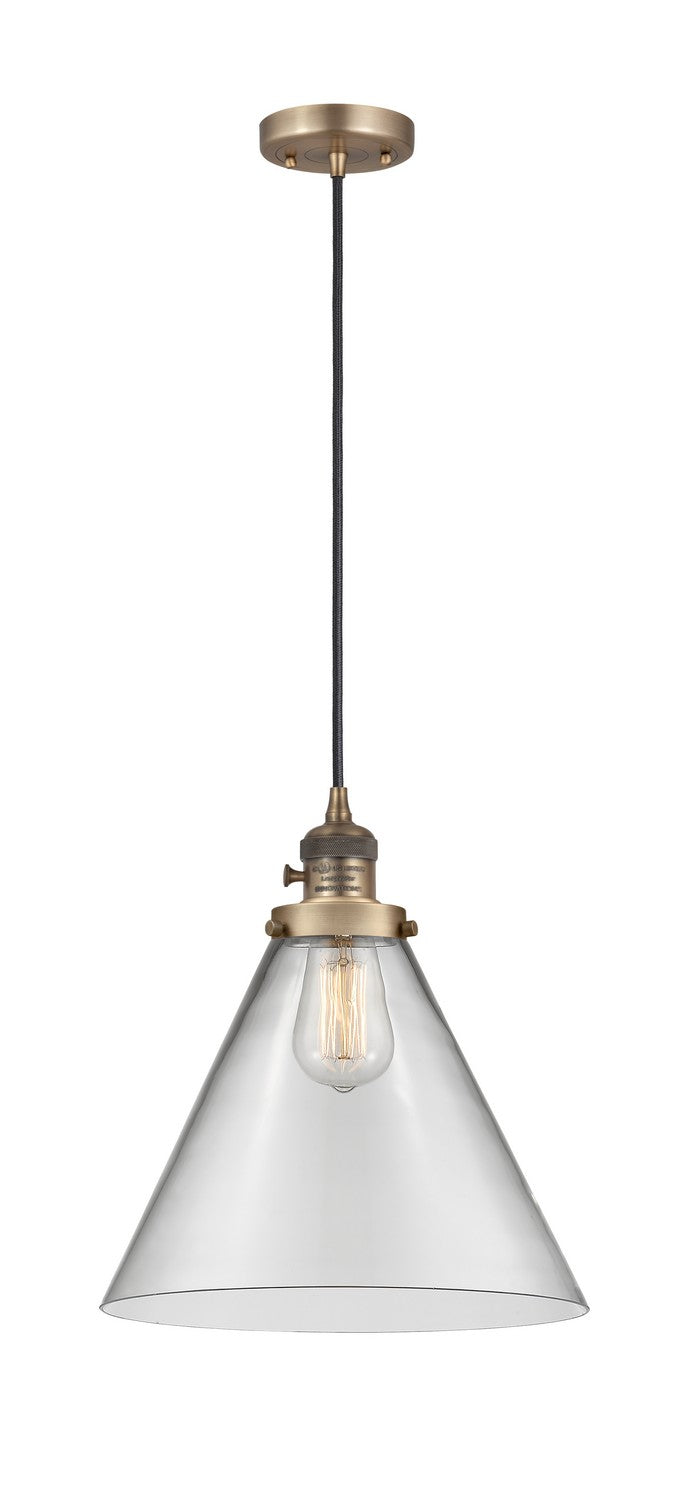 Innovations 201CSW-BB-G42-L-LED LED Mini Pendant, Brushed Brass