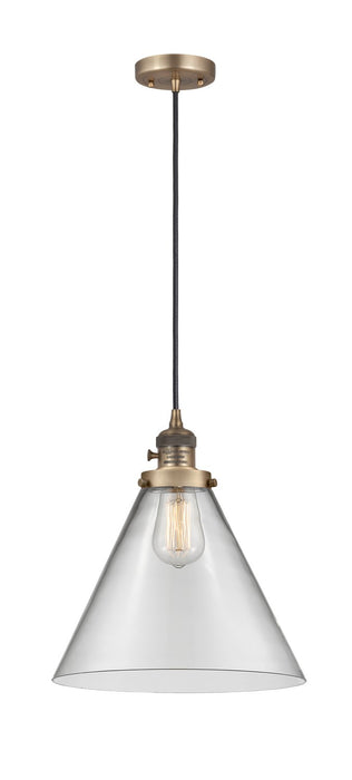 Innovations 201CSW-BB-G42-L-LED LED Mini Pendant, Brushed Brass
