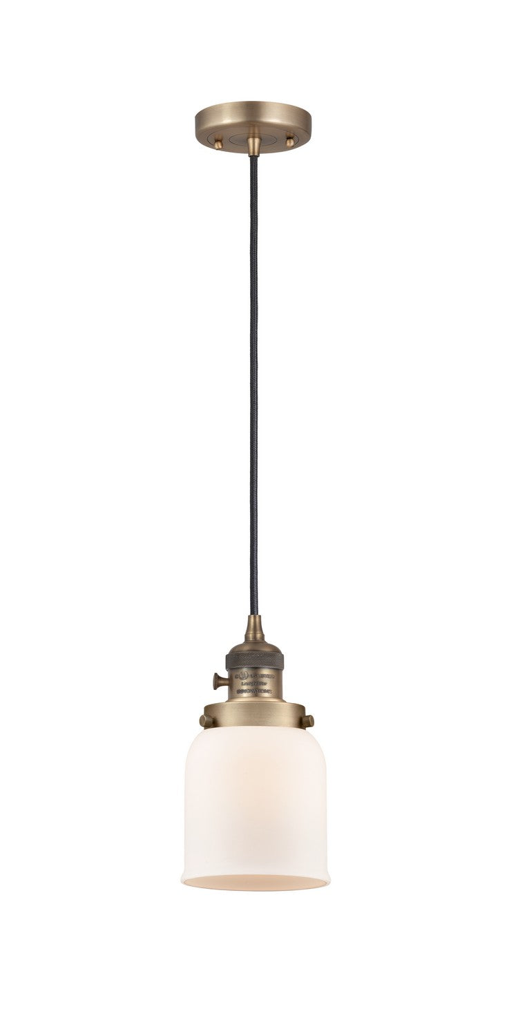 Innovations 201CSW-BB-G51 One Light Mini Pendant, Brushed Brass