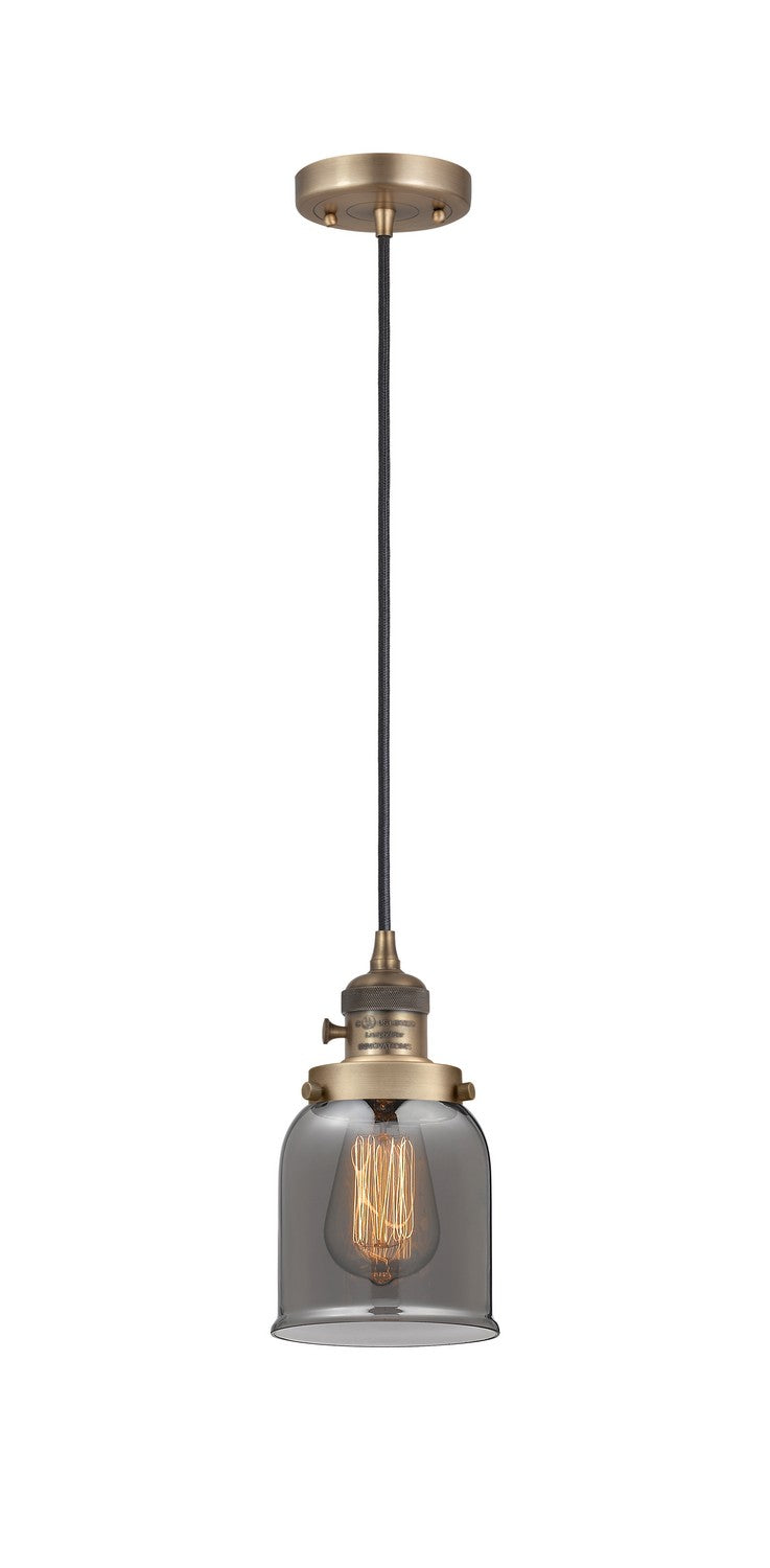 Innovations 201CSW-BB-G53 One Light Mini Pendant, Brushed Brass