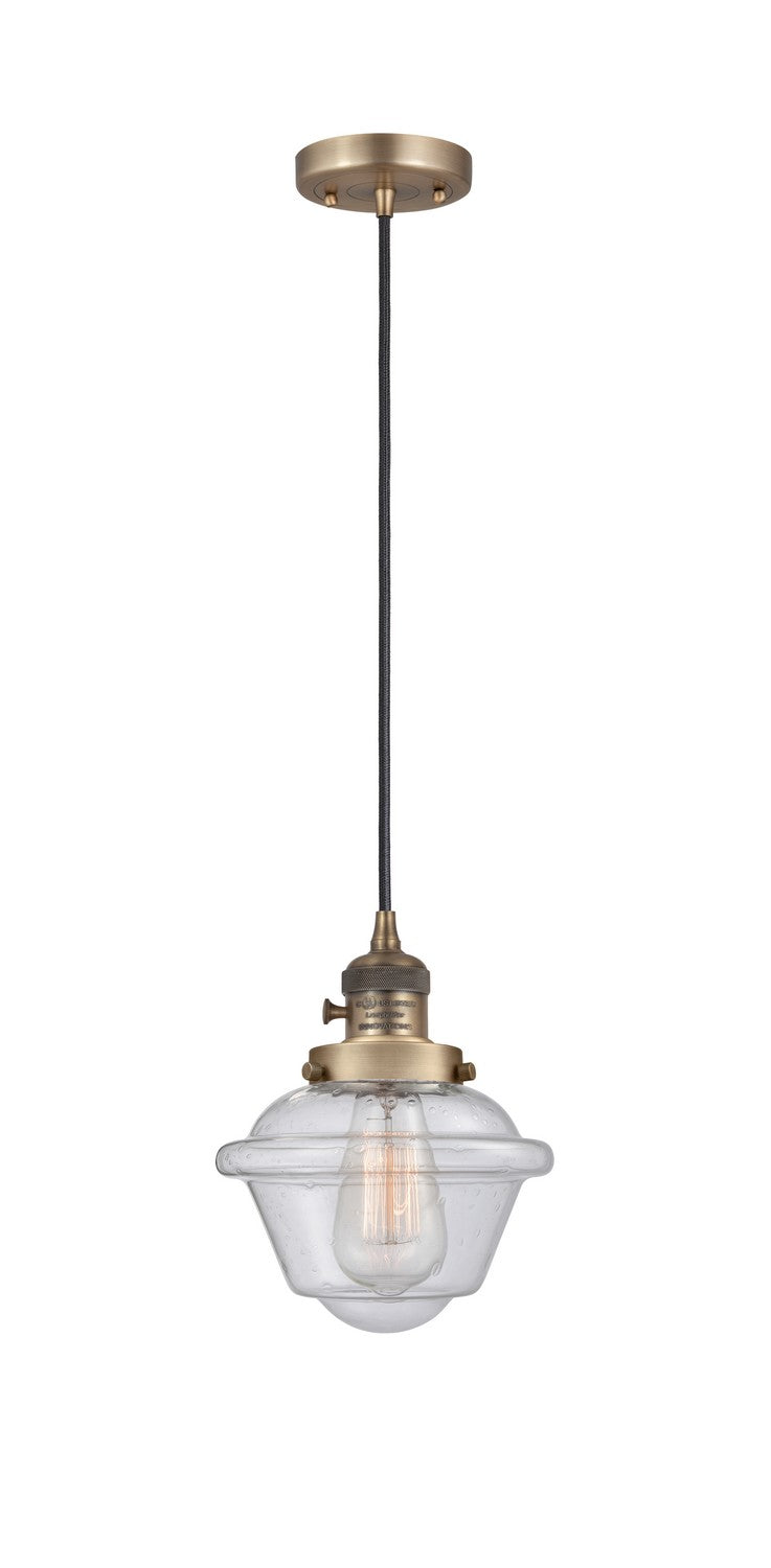 Innovations 201CSW-BB-G534 One Light Mini Pendant, Brushed Brass