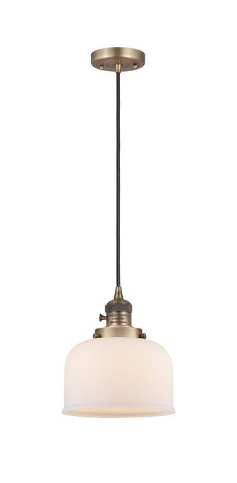 Innovations 201CSW-BB-G71 One Light Mini Pendant, Brushed Brass