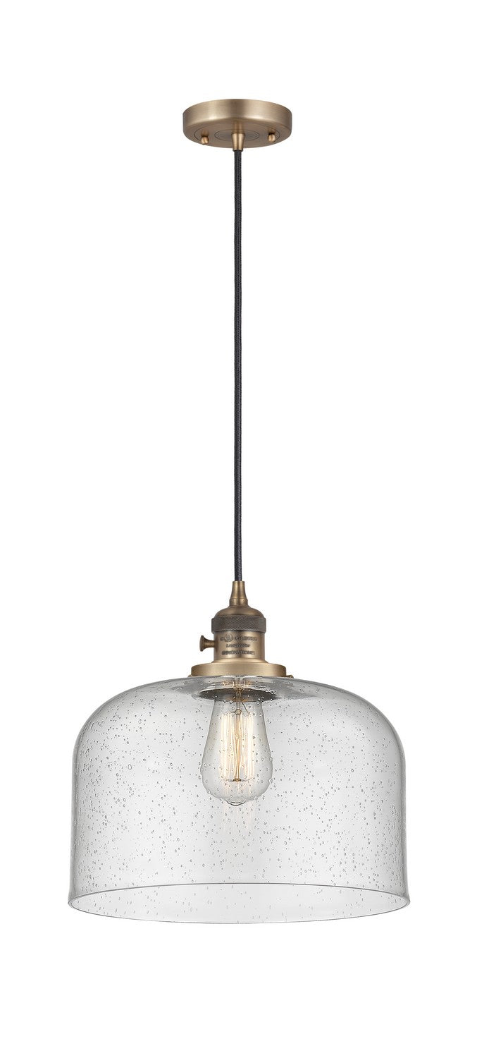 Innovations 201CSW-BB-G74-L-LED LED Mini Pendant, Brushed Brass
