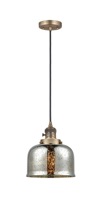 Innovations 201CSW-BB-G78 One Light Mini Pendant, Brushed Brass