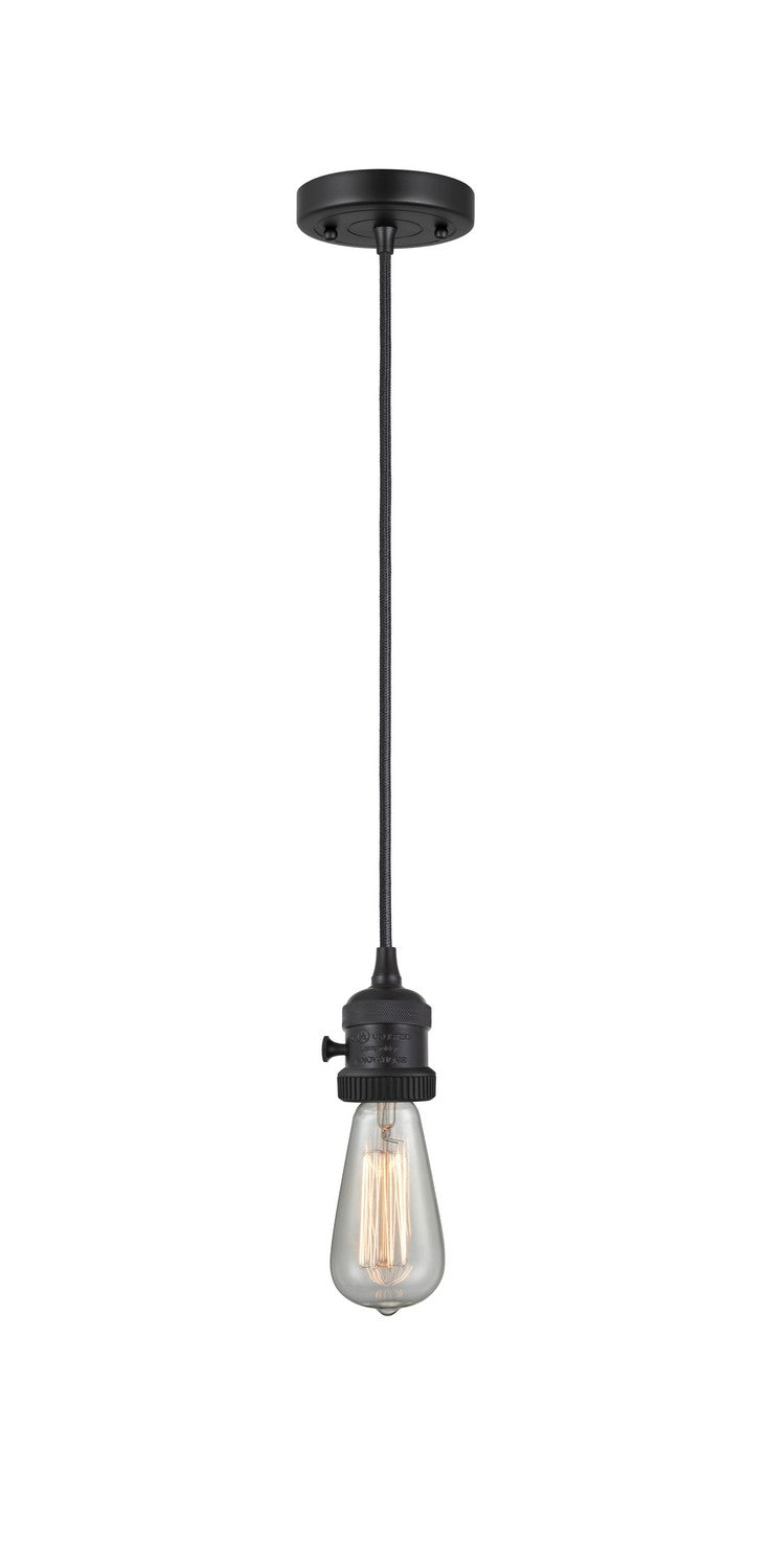 Innovations 201CSW-BK-M10-BK One Light Mini Pendant, Matte Black