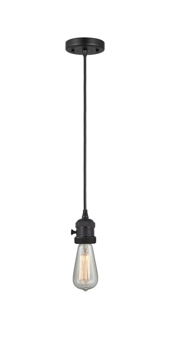 Innovations 201CSW-BK-M10-BK One Light Mini Pendant, Matte Black