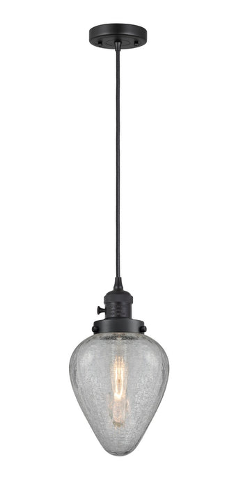 Innovations 201CSW-BK-G165 One Light Mini Pendant, Matte Black