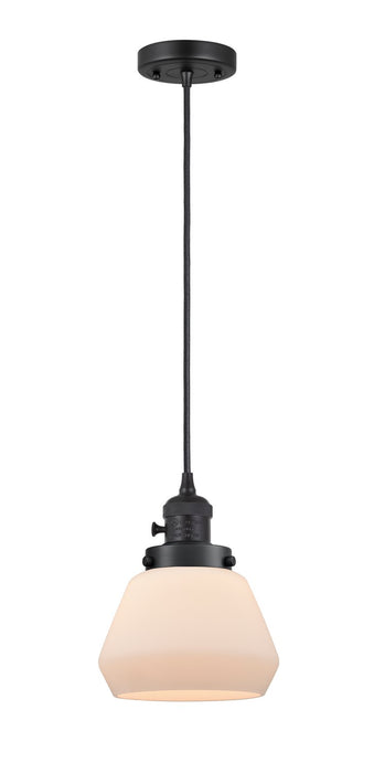Innovations 201CSW-BK-G171 One Light Mini Pendant, Matte Black