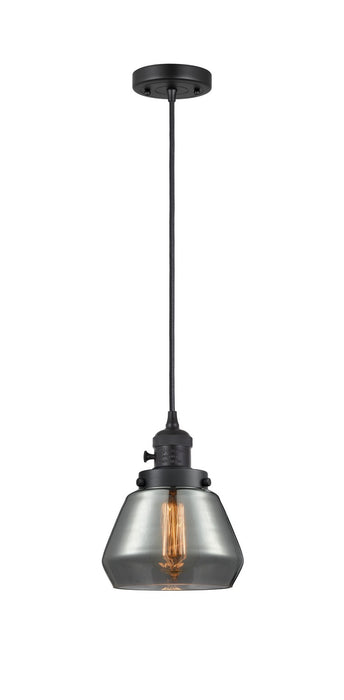 Innovations 201CSW-BK-G173 One Light Mini Pendant, Matte Black