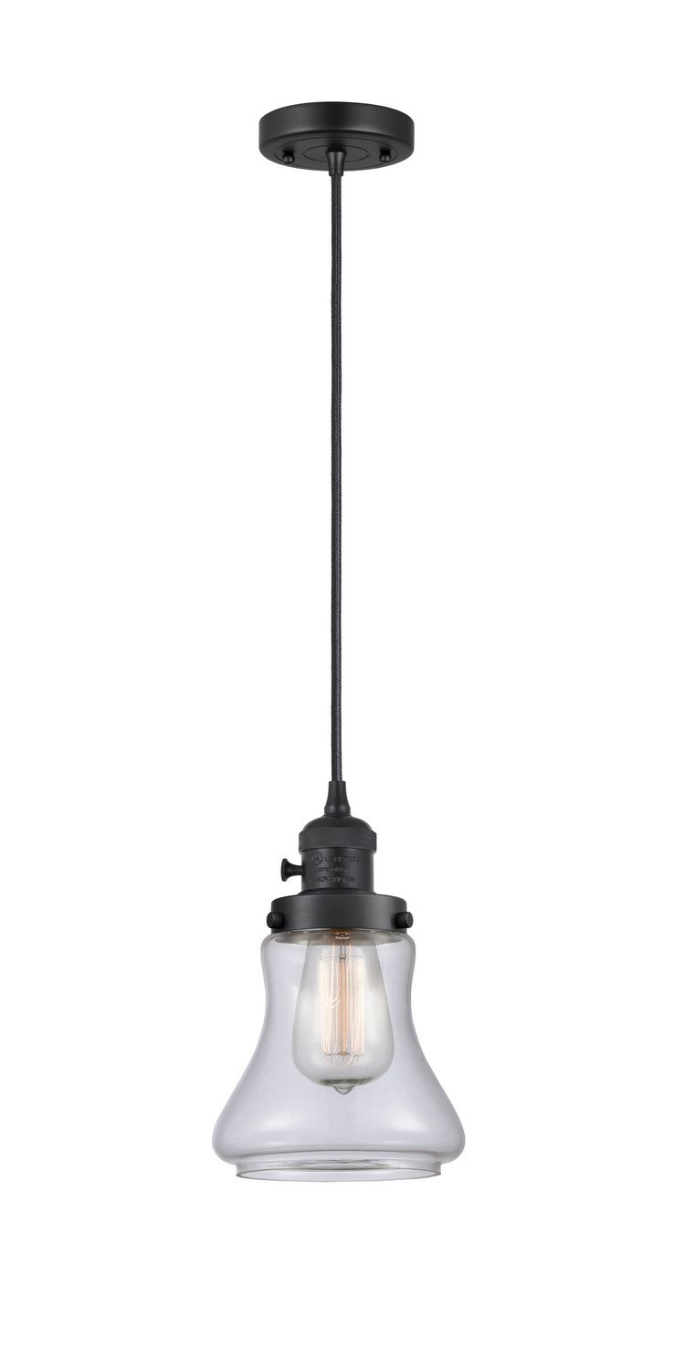 Innovations 201CSW-BK-G192 One Light Mini Pendant, Matte Black