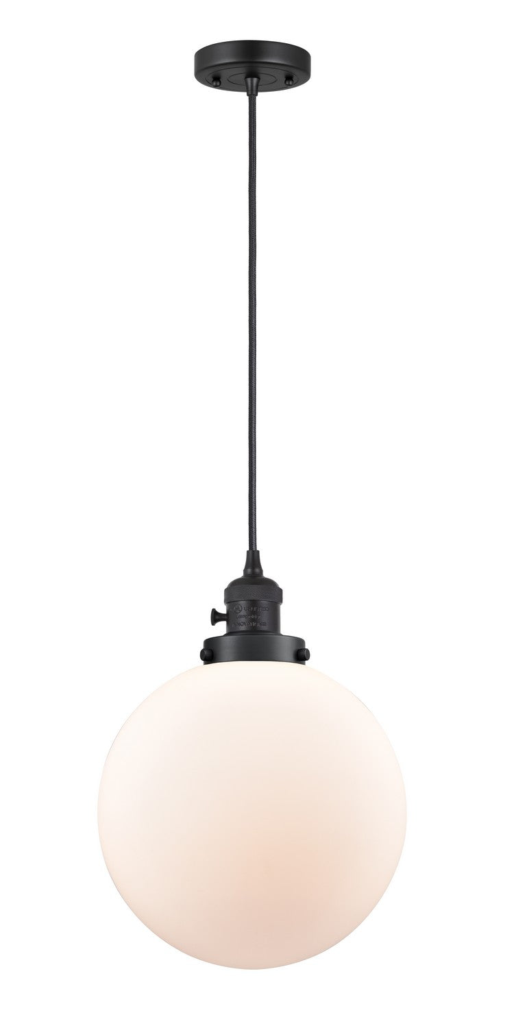 Innovations 201CSW-BK-G201-10-LED LED Mini Pendant, Matte Black