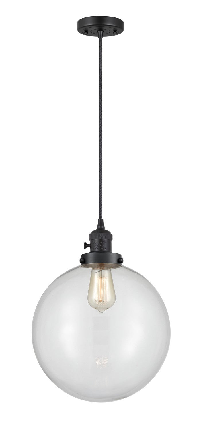 Innovations 201CSW-BK-G202-12-LED LED Mini Pendant, Matte Black