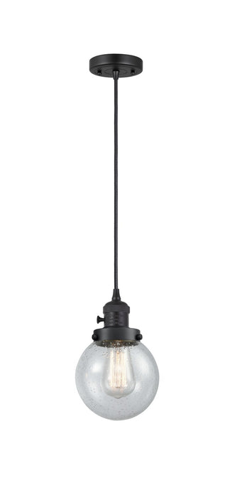 Innovations 201CSW-BK-G204-6-LED LED Mini Pendant, Matte Black