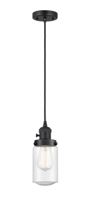 Innovations 201CSW-BK-G314 One Light Mini Pendant, Matte Black