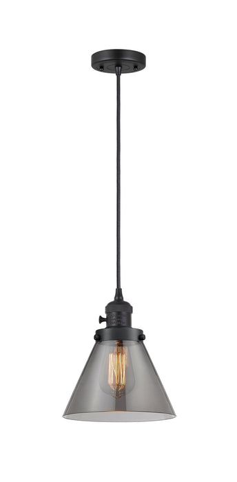 Innovations 201CSW-BK-G43 One Light Mini Pendant, Matte Black