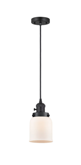 Innovations 201CSW-BK-G51 One Light Mini Pendant, Matte Black