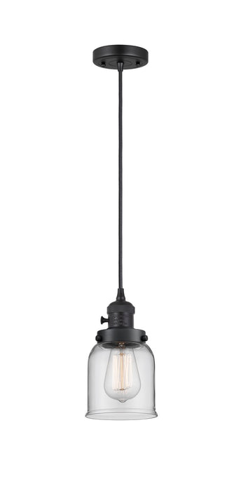 Innovations 201CSW-BK-G52 One Light Mini Pendant, Matte Black