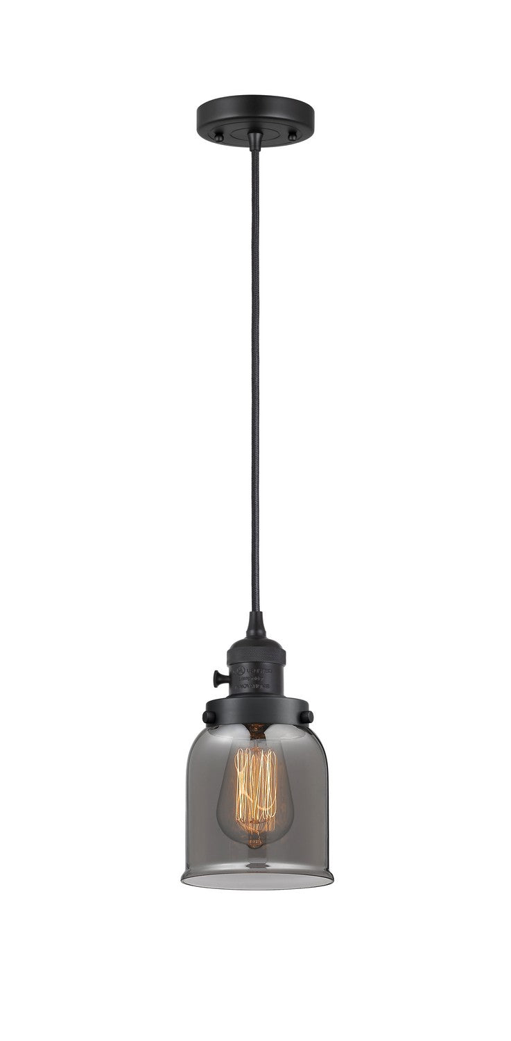 Innovations 201CSW-BK-G53 One Light Mini Pendant, Matte Black