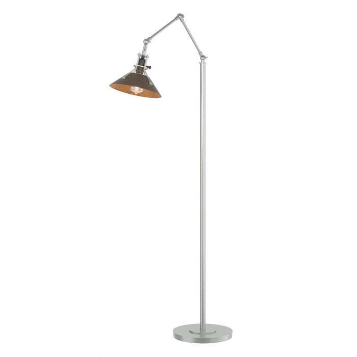 Hubbardton Forge 242215-SKT-82-05 One Light Floor Lamp, Vintage Platinum