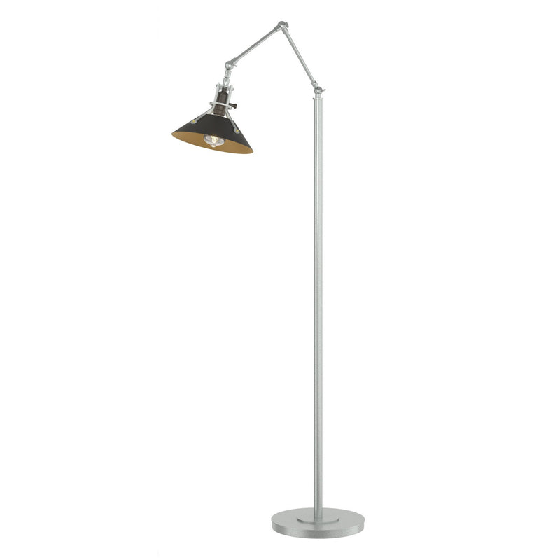 Hubbardton Forge 242215-SKT-82-10 One Light Floor Lamp, Vintage Platinum
