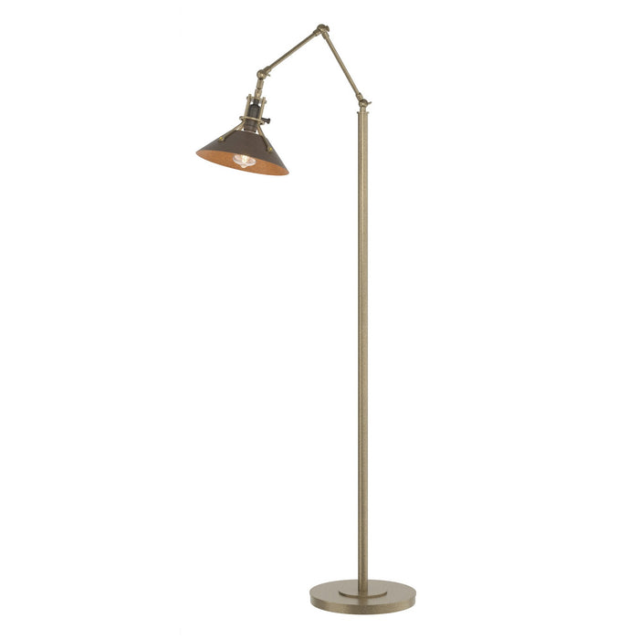 Hubbardton Forge 242215-SKT-84-05 One Light Floor Lamp, Soft Gold