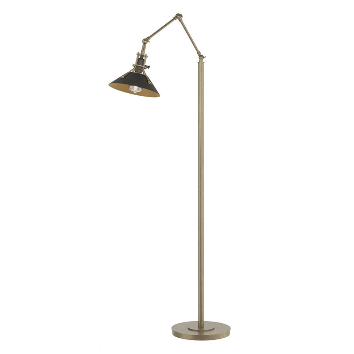 Hubbardton Forge 242215-SKT-84-10 One Light Floor Lamp, Soft Gold