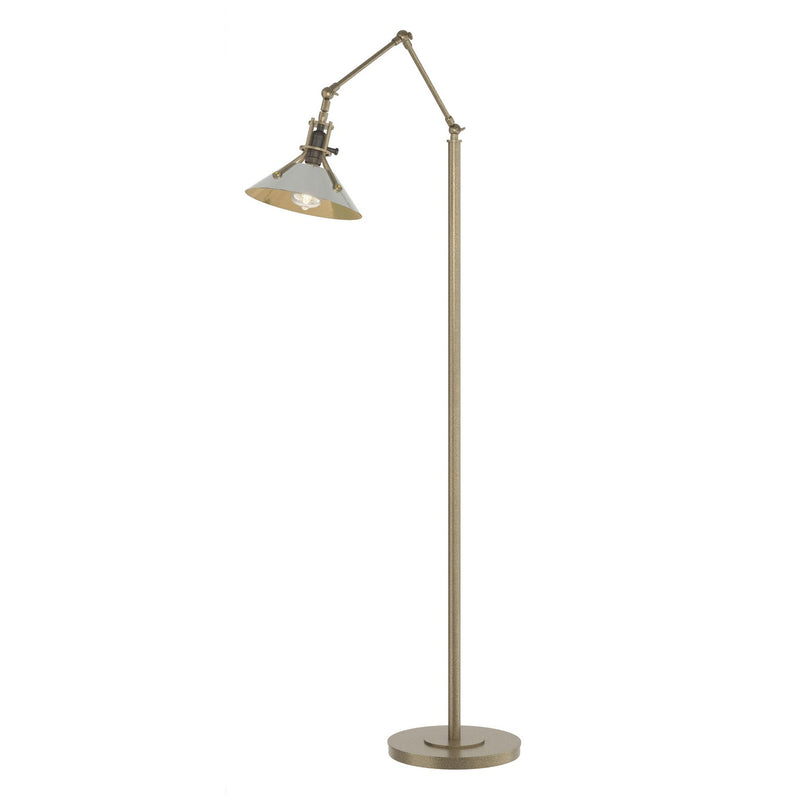 Hubbardton Forge 242215-SKT-84-85 One Light Floor Lamp, Soft Gold