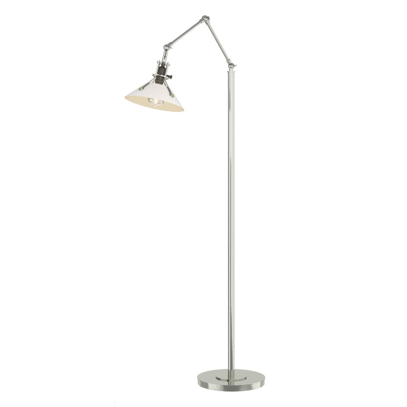 Hubbardton Forge 242215-SKT-85-02 One Light Floor Lamp, Sterling