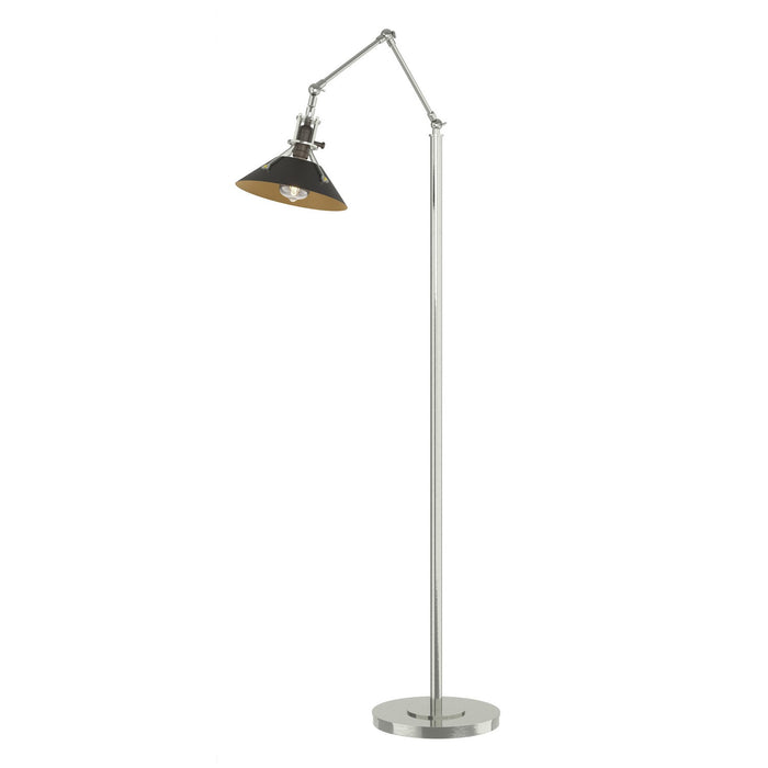 Hubbardton Forge 242215-SKT-85-10 One Light Floor Lamp, Sterling
