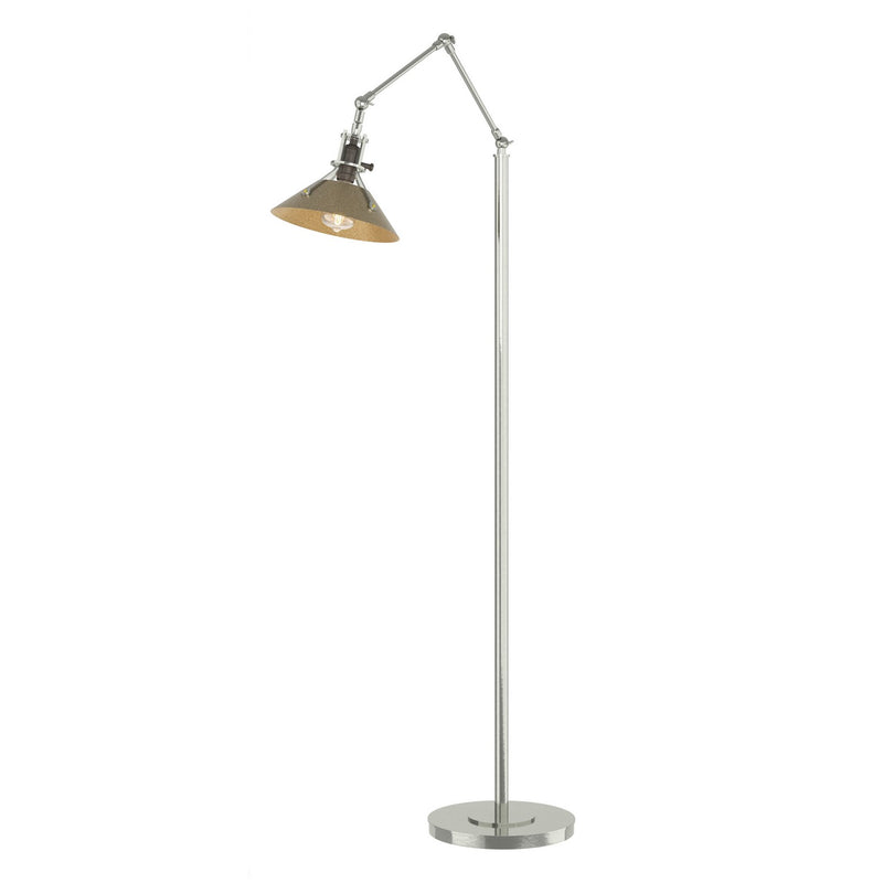 Hubbardton Forge 242215-SKT-85-84 One Light Floor Lamp, Sterling