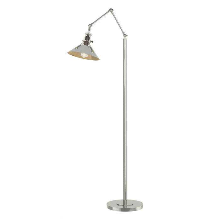Hubbardton Forge 242215-SKT-85-85 One Light Floor Lamp, Sterling