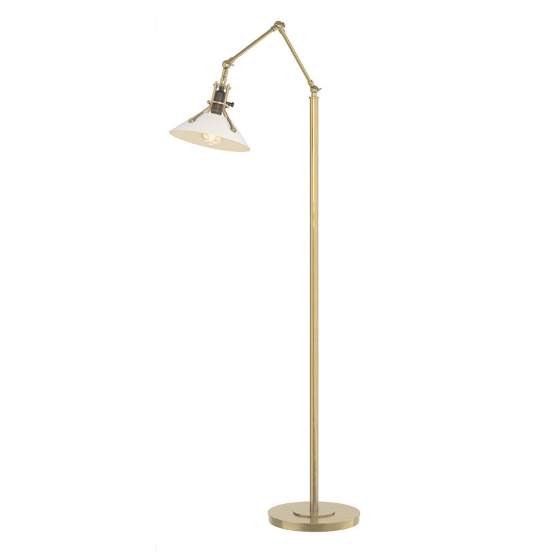 Hubbardton Forge 242215-SKT-86-02 One Light Floor Lamp, Modern Brass