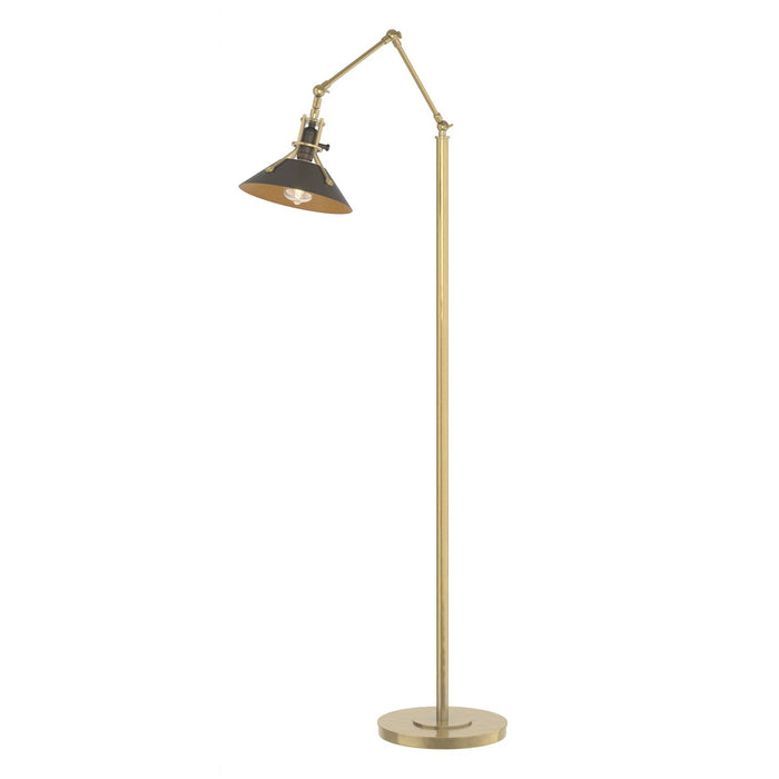 Hubbardton Forge 242215-SKT-86-07 One Light Floor Lamp, Modern Brass