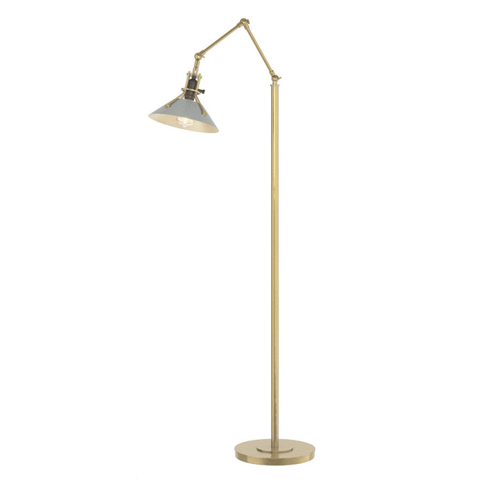 Hubbardton Forge 242215-SKT-86-82 One Light Floor Lamp, Modern Brass