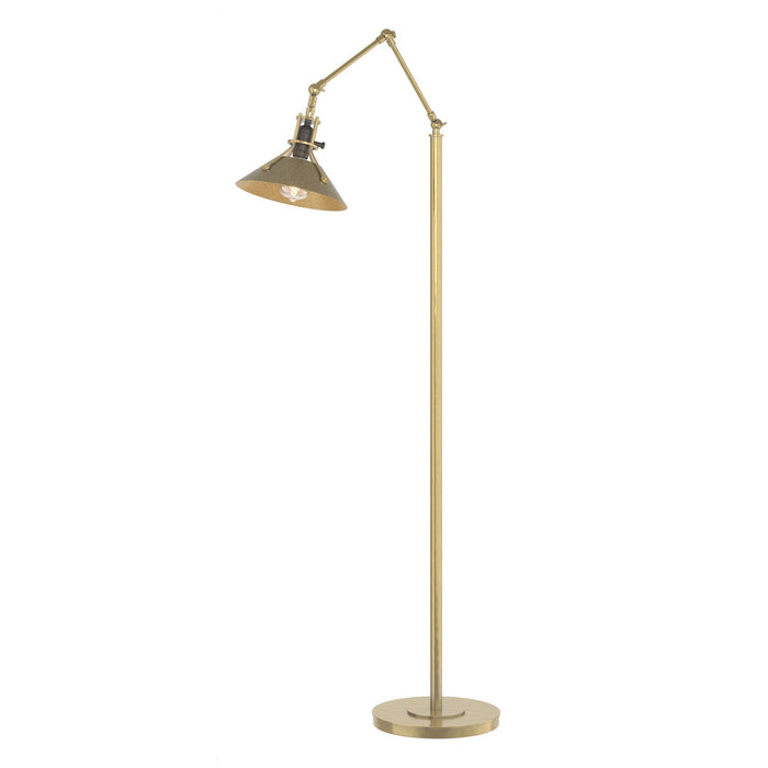 Hubbardton Forge 242215-SKT-86-84 One Light Floor Lamp, Modern Brass