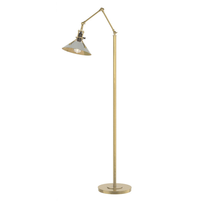 Hubbardton Forge 242215-SKT-86-85 One Light Floor Lamp, Modern Brass