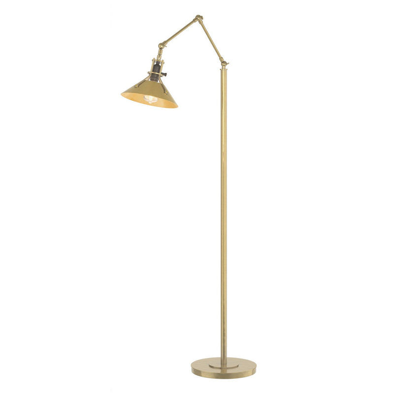 Hubbardton Forge 242215-SKT-86-86 One Light Floor Lamp, Modern Brass