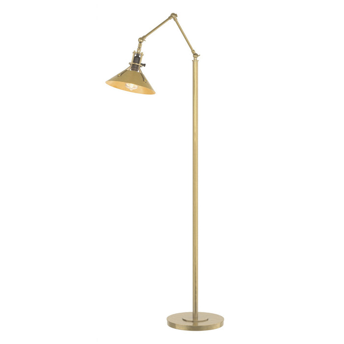 Hubbardton Forge 242215-SKT-86-86 One Light Floor Lamp, Modern Brass