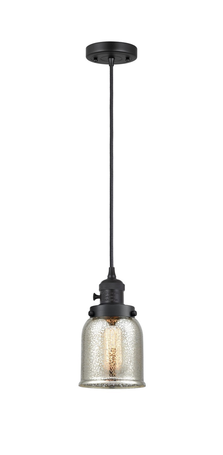 Innovations 201CSW-BK-G58 One Light Mini Pendant, Matte Black